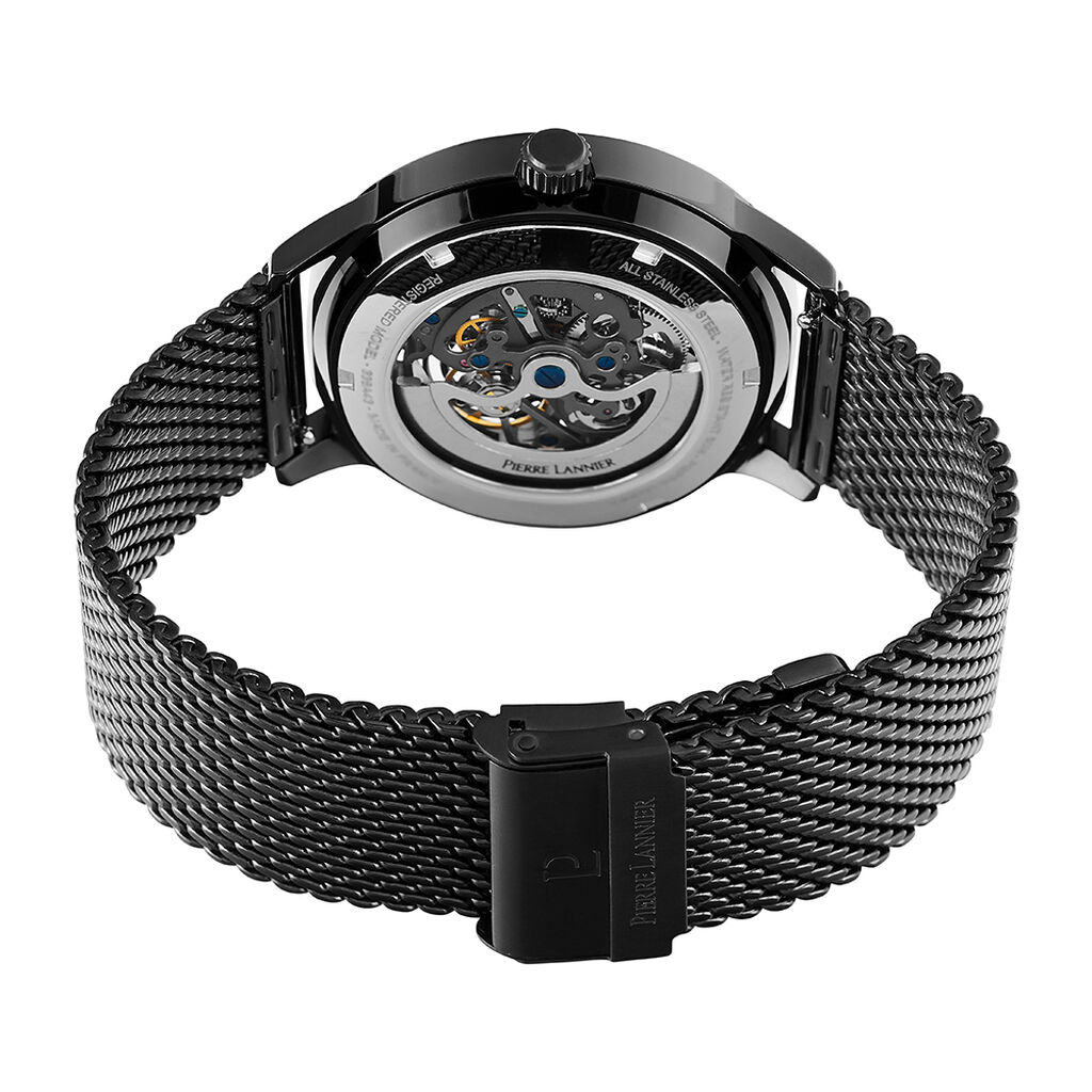 Coffret De Montre Pierre Lannier Paddock Noir - Id&eacute;es cadeaux Homme | Histoire d&rsquo;Or