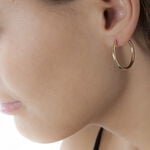 Cr&eacute;oles Ada Plaqu&eacute; Or Jaune - Boucles d'oreilles cr&eacute;oles Femme | Histoire d&rsquo;Or