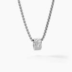 Collier Positano Acier Blanc - Colliers fantaisie Homme | Histoire d&rsquo;Or