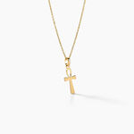 Pendentif Basilissa Croix De Vie Or Jaune - Pendentifs Bapt&ecirc;me Famille | Histoire d&rsquo;Or