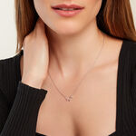 Collier Vega Argent Blanc Oxyde De Zirconium - Colliers Zodiaque Femme | Histoire d&rsquo;Or