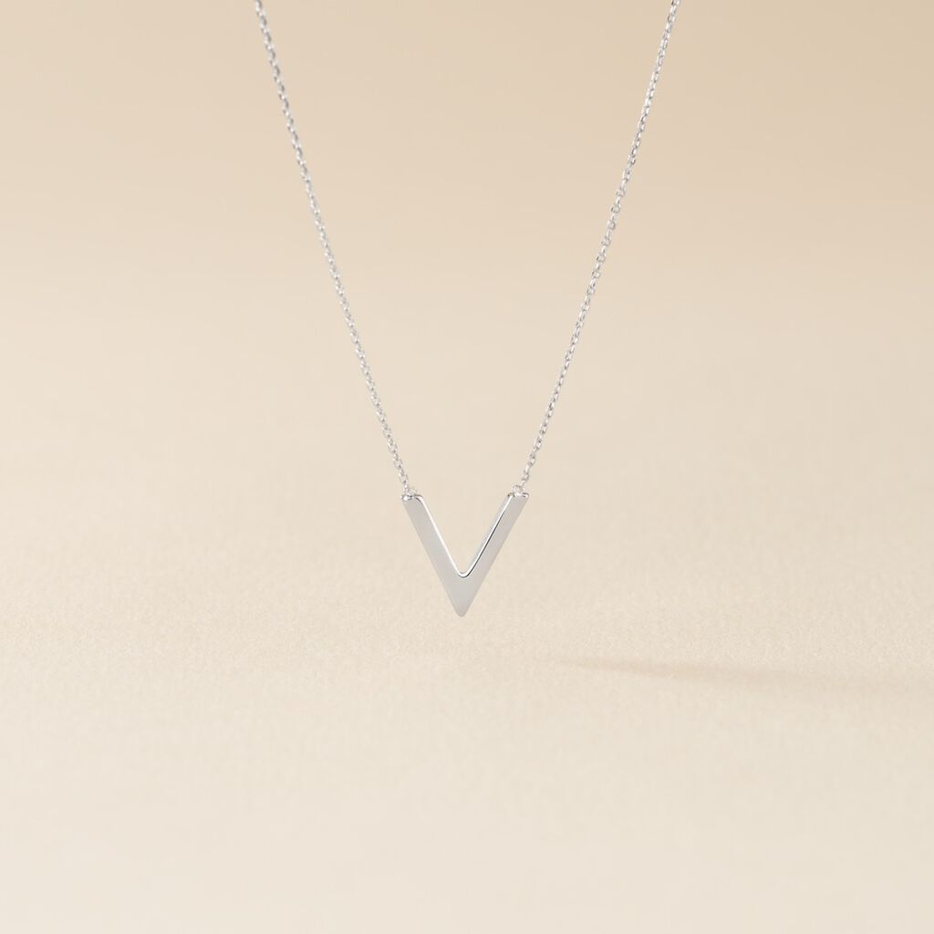 Collier Celene Or Blanc - Colliers Femme | Histoire d’Or