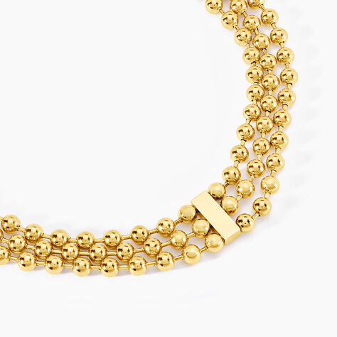 Chaine Sphere D'eclat Acier Jaune - Nouveautés Femme | Histoire d’Or