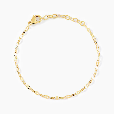Bracelet Mauricette Acier Jaune - Bracelets Femme | Histoire d&rsquo;Or