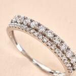 Bague The Crown Or Blanc Oxyde De Zirconium - Bagues avec pierre Femme | Histoire d&rsquo;Or