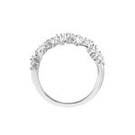 Bague Midnight Flower Argent Blanc Oxyde De Zirconium - Bagues avec pierre Femme | Histoire d&rsquo;Or