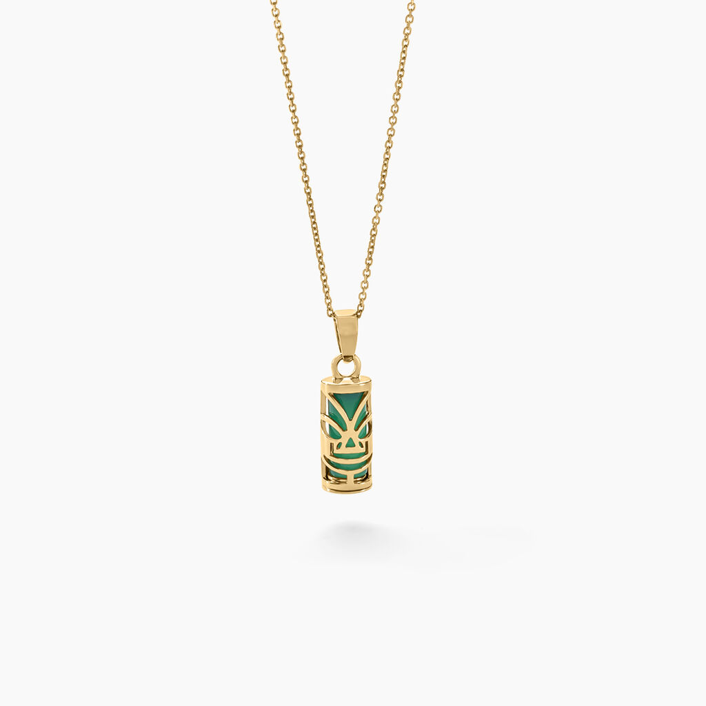 Pendentif Kauai Plaque Or Jaune Agate - Pendentifs Femme | Histoire d’Or