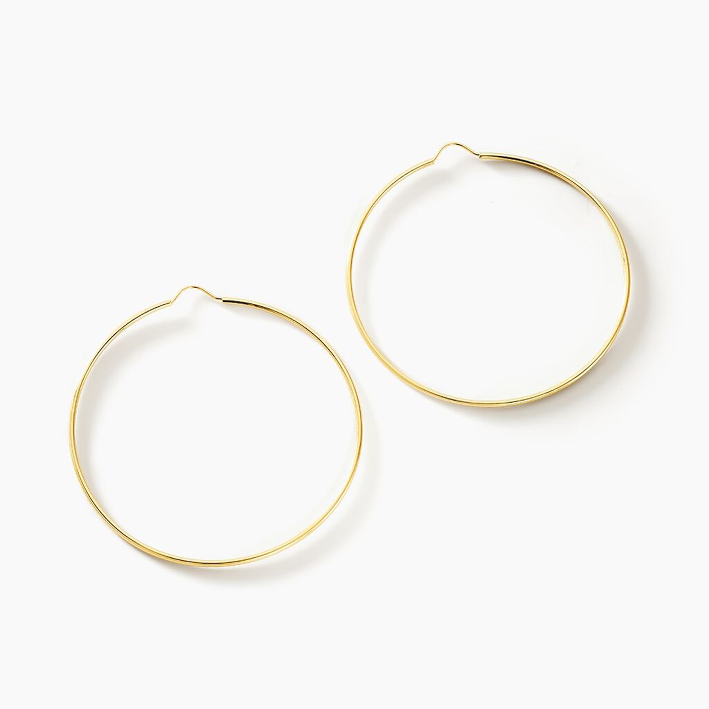 Cr&eacute;oles Dominae Or Jaune - Boucles d'oreilles cr&eacute;oles Femme | Histoire d&rsquo;Or