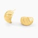 Boucles D'oreilles Puces Dieppe Acier Jaune - Boucles d'oreilles fantaisie Femme | Histoire d’Or