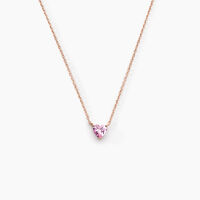 Collier Kelvyn Argent Rose Oxyde De Zirconium