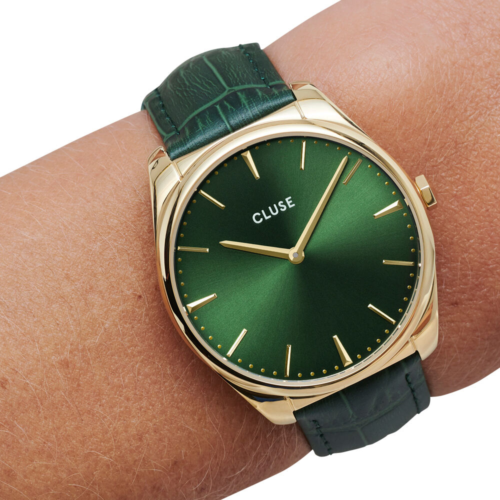 Montres Femme Bracelet Vert • Histoire d'Or