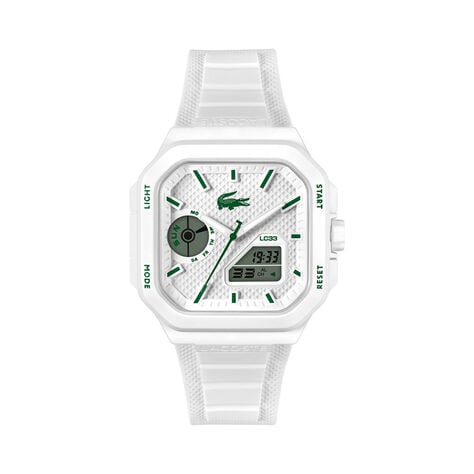 Montre Lacoste Lc33 Square Blanc - Montres Homme | Histoire d&rsquo;Or