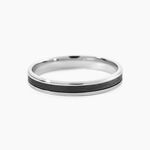 Alliance Collection Camille Ruban Plat Or Blanc - Alliances 18 carats Femme | Histoire d&rsquo;Or