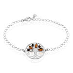 Bracelet Argent Blanc Odaya Ambre - Bracelets Femme | Histoire d&rsquo;Or