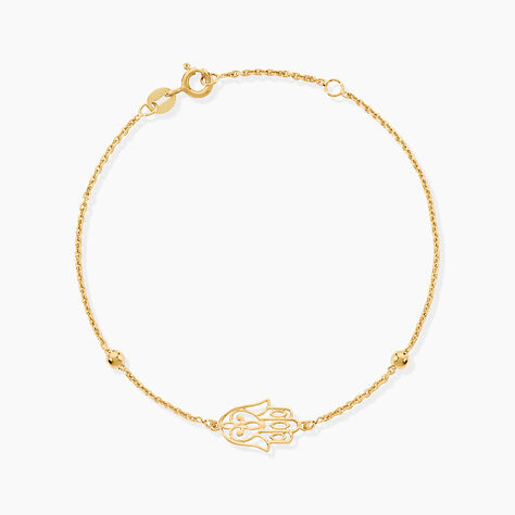 Bracelet Meryne Argent Dor&eacute; A L'Or 750/1000 - Bijoux sans pierre Femme | Histoire d&rsquo;Or