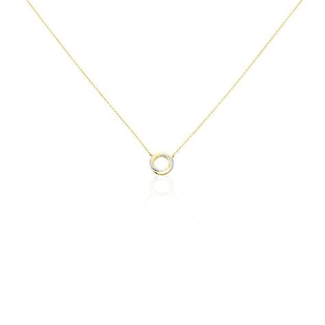 Collier Or Jaune Pamila Diamant - Colliers Femme | Histoire d’Or