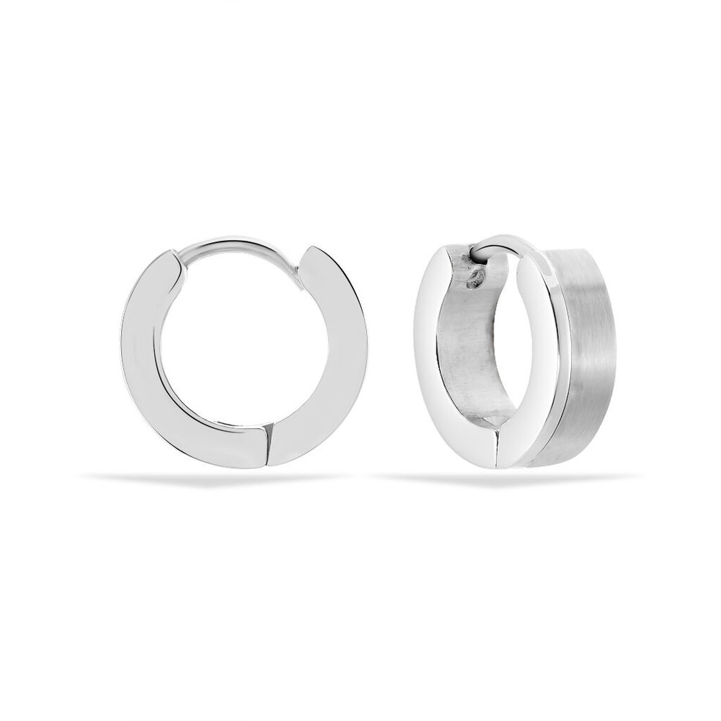 Cr&eacute;oles Casilda Acier Blanc - Cr&eacute;oles fantaisie Femme | Histoire d&rsquo;Or