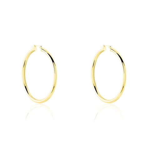 Créoles Or Jaune Rond - Boucles d'oreilles créoles Femme | Histoire d’Or