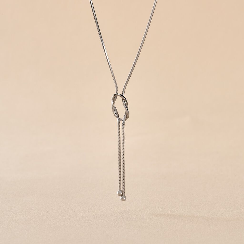 Collier Mariana Argent Blanc - Colliers fantaisie Femme | Histoire d&rsquo;Or