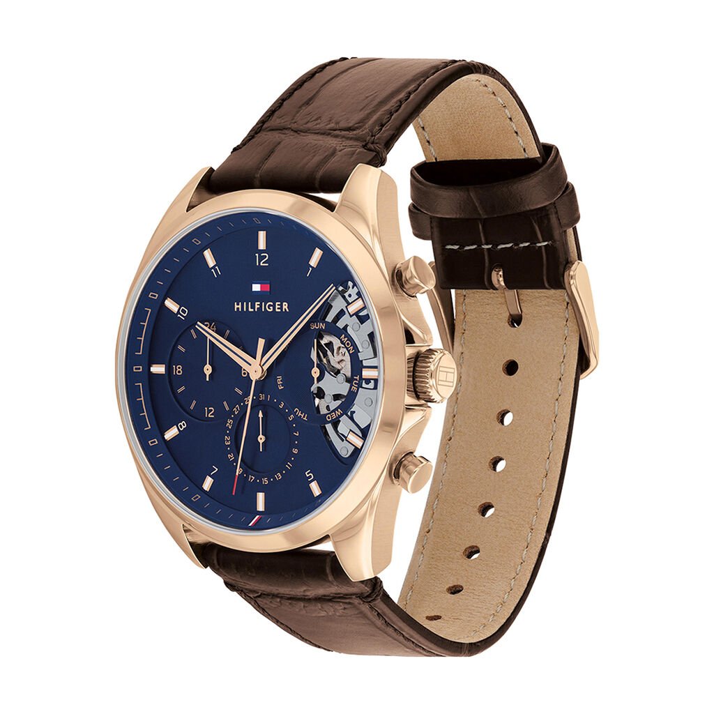 Montre Tommy Hilfiger Baker Bleu - Montres Homme | Histoire d&rsquo;Or