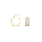 Cr&eacute;oles Lolly Or Bicolore - Boucles d'oreilles cr&eacute;oles Femme | Histoire d&rsquo;Or