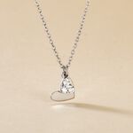 Collier Salli Argent Blanc Oxyde De Zirconium - Colliers fantaisie Femme | Histoire d&rsquo;Or