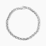 Bracelet Argent Blanc Savanne - Bracelets cha&icirc;ne Femme | Histoire d&rsquo;Or