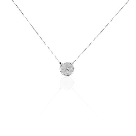 Collier Vinia Argent Blanc - Colliers fantaisie Femme | Histoire d’Or