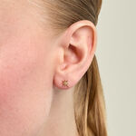 Boucles D'Oreilles Puces Varlam Argent Dor&eacute; A L'Or 750/1000 - Boucles d'oreilles fantaisie Femme | Histoire d&rsquo;Or