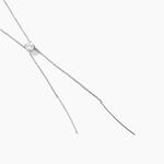 Collier Erika Argent Blanc Oxyde De Zirconium - Colliers fantaisie Femme | Histoire d&rsquo;Or