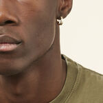 Cr&eacute;ole Unitaire Markus Plaqu&eacute; Or Jaune - Boucles d'oreilles cr&eacute;oles Homme | Histoire d&rsquo;Or