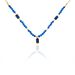 Collier Attila Acier Doré Lapis Lazuli Agate - Colliers fantaisie Femme | Histoire d’Or