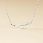 Collier Ainhoa Or Blanc Diamant - Colliers Femme | Histoire d&rsquo;Or