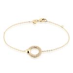 Bracelet Vivienna Plaque Or Jaune Oxyde De Zirconium - Bracelets Femme | Histoire d&rsquo;Or
