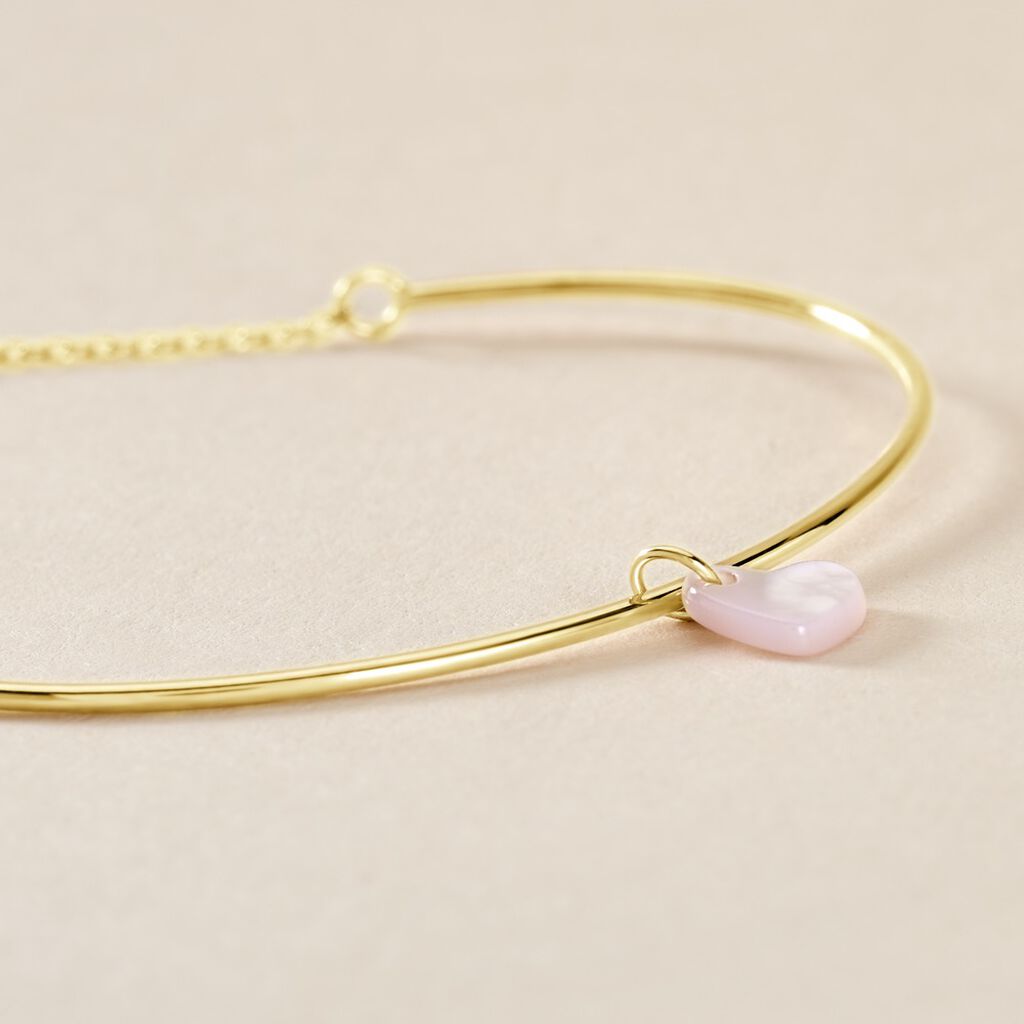 Bracelet Jonc Ida Coeur Or Jaune - Bracelets joncs Enfant | Histoire d’Or