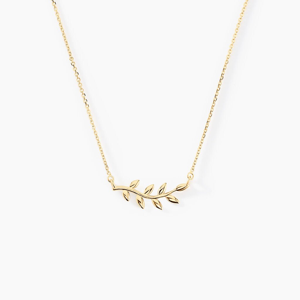 Collier Foliora Or Jaune - Colliers Femme | Histoire d&rsquo;Or