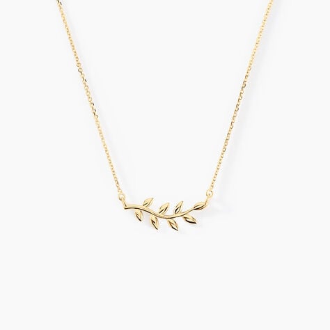 Collier Foliora Or Jaune - Colliers Femme | Histoire d&rsquo;Or