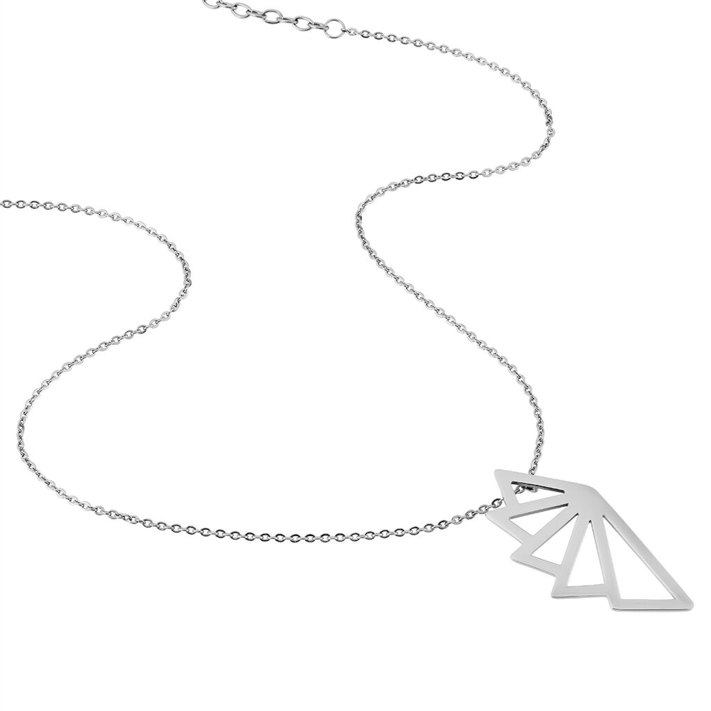 Collier Osaka Acier Blanc - Colliers fantaisie Femme | Histoire d&rsquo;Or