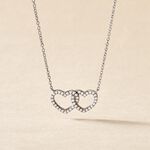 Collier Anne-ael Argent Blanc Oxyde De Zirconium - Colliers fantaisie Femme | Histoire d&rsquo;Or