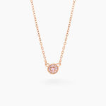 Collier Auxana Argent Rose Oxyde De Zirconium - Colliers fantaisie Femme | Histoire d&rsquo;Or