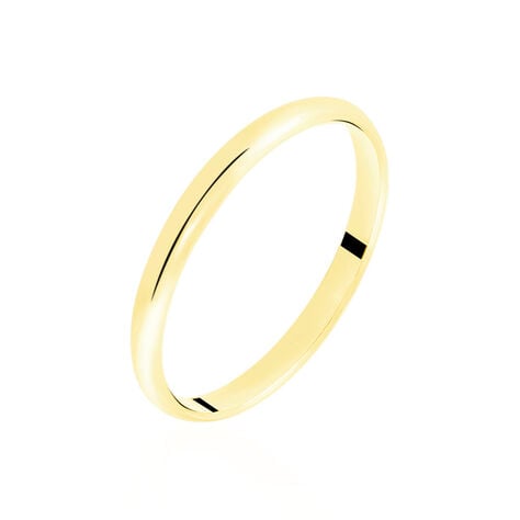 Alliance Demi Jonc Classique Or Jaune - Alliances Famille | Histoire d’Or