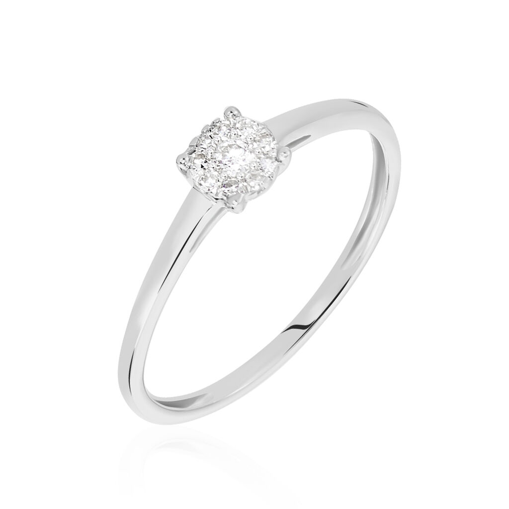 Bague Adeline Or Blanc Diamant - Bijoux Femme | Histoire d&rsquo;Or