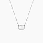 Collier Margot Argent Blanc Nacre Oxyde De Zirconium - F&ecirc;te des m&egrave;res Femme | Histoire d&rsquo;Or