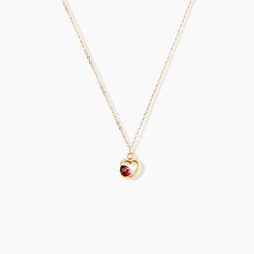 Collier Hydrangee Or Jaune - Colliers Enfant | Histoire d’Or