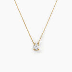 Collier Zilda Or Jaune Oxyde De Zirconium - Colliers Femme | Histoire d&rsquo;Or