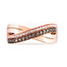 Bague Martika Or Rose Diamant - Bagues avec pierre Femme | Histoire d’Or
