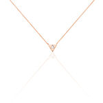 Collier Tallulah Argent Rose Pierre De Synthese - Colliers fantaisie Femme | Histoire d&rsquo;Or