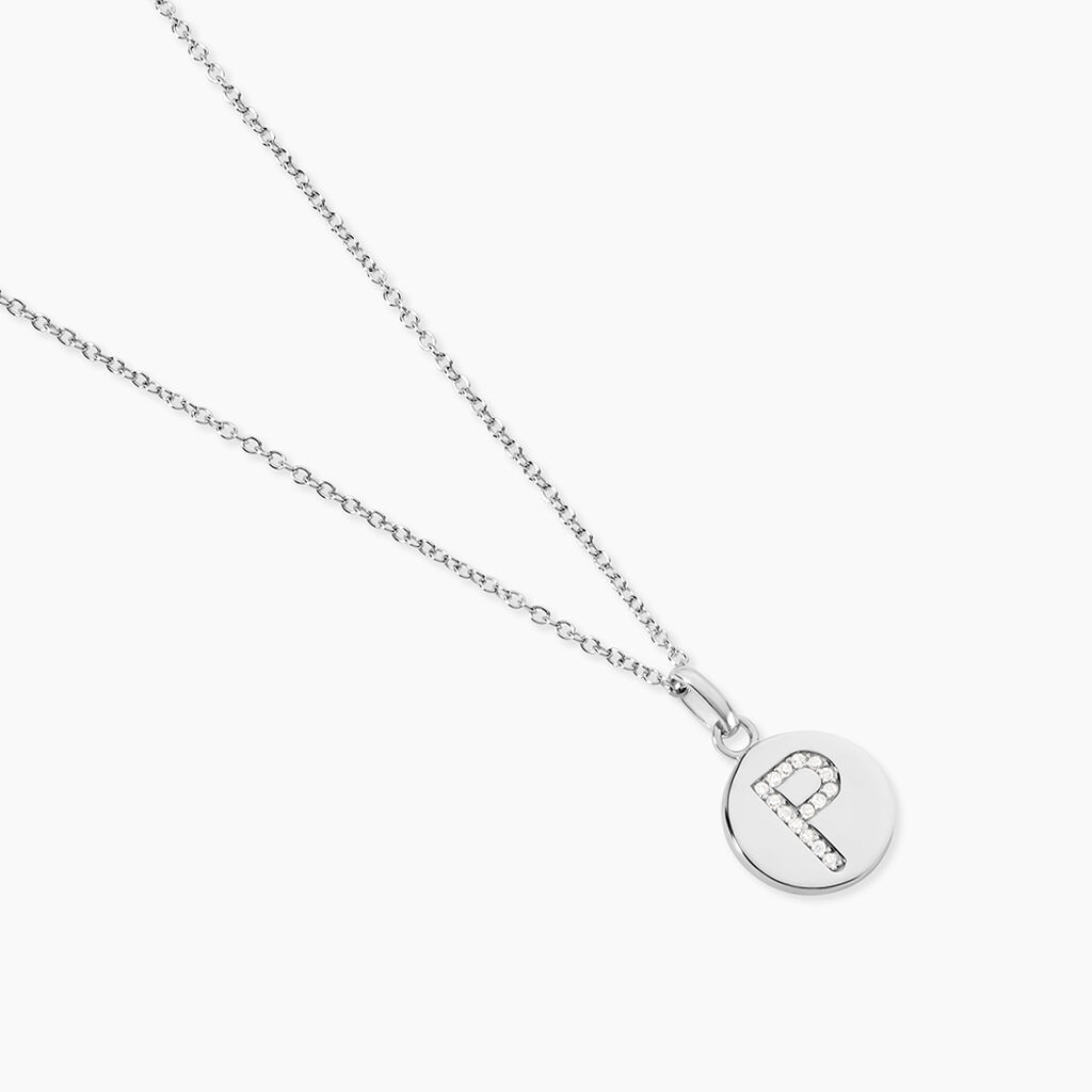 Collier Argent Eugenien Oxydes De Zirconium - Colliers fantaisie Femme | Histoire d’Or