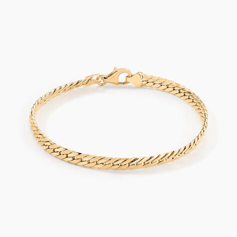 Bracelet Or Jaune Izel Maille Anglaise - Bracelets chaîne Femme | Histoire d’Or