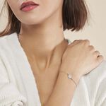 Bracelet Tam Argent Blanc - Bracelets Femme | Histoire d&rsquo;Or